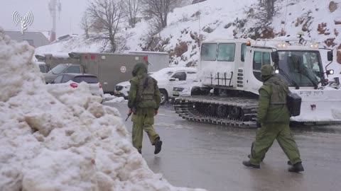 Dramatic footage:* IDF forces in the Hermon region, members of the "Alpinist" unit,