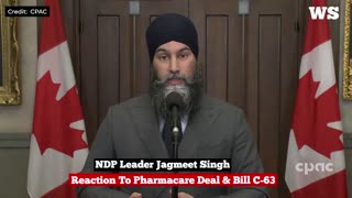 NDP Leader Discusses Pharmacare Deal and Response to Bill C-63