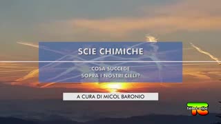 ENTREVISTA EN UNA TELEVISION ITALIANA SOBRE UN PILOTO Y LA VERDAD DE LOS CHENTRAIL.