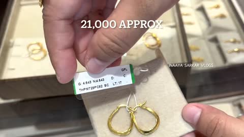 Pure gold lightweight hoop bali earrings with weight and price tanishq hoop earrings