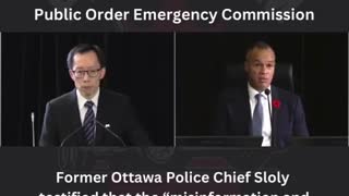 Former Ottawa Police Chief calls out MSM misinformation during freedom convoy protest in Ottawa.