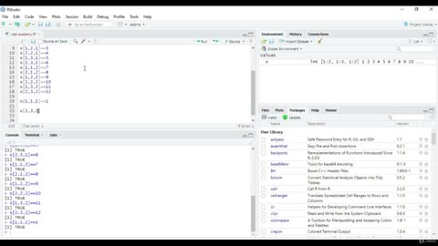 Python Full Course - Chapter 23 - 1. Arrays in r programming