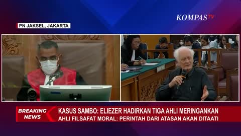 Ahli Filsafat Moral Kedudukan Pemberi Perintah Bisa Meringankan Terdakwa Eliezer