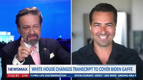 White House Changes Transcripts to cover Biden Gaffe. Chris Kohls joins Dr. G on NEWSMAX