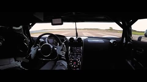 A battle between Koenigsegg and Bugatti.
