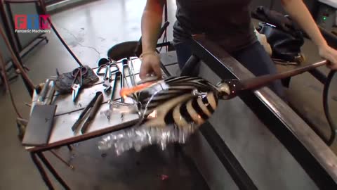 Glass Blowing Craftsman Professional at High Level is Awesome, I'm Very Satisfying After Watching