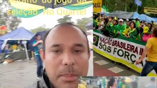 Manifestação no Quartel em São Paulo na hora do jogo da Seleção brasileira. 28/11/22