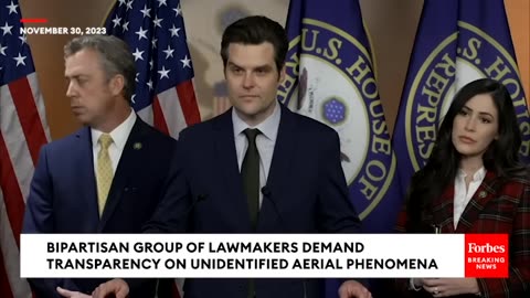 'Really Raises Questions'- Matt Gaetz Wonders If UAP Secrecy Is 'Part Of A Cover-Up'