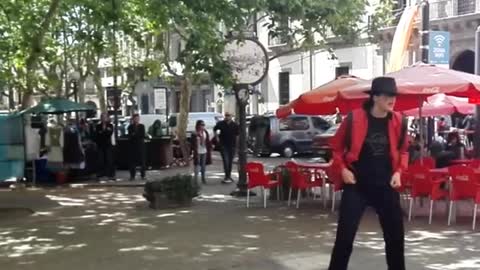 Michael Jackson impersonator, Ciudad Vieja, Montevideo