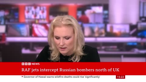 RAF intercepts Russian bombers north of UK - BBC News