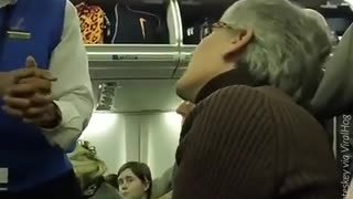 Nutjob Liberal verbally attacks Trump supporter on Plane. It does not end well for her!