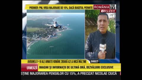 Alertă aeriană. Avioanele F 16 vor zbura la joasă altitudine în România