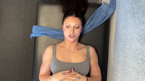 NEVER CRACKED THIS HARD *Feisty Italian Model SCRAPED, MASSAGED, CRUNCHED by ASMR Chiropractor.