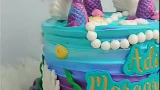 Ocean Inspired Cake Decoration - Beluga Whales Being Cute and Funny