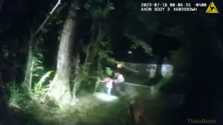 Video shows K-9 deputy helping track down missing elderly woman in the woods in Cobb County