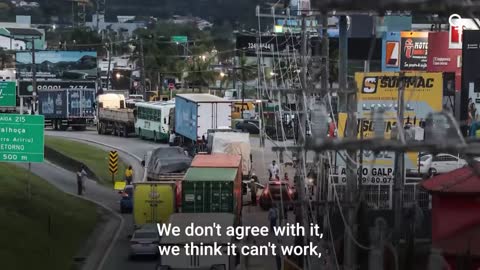 Brazil Truckers Block Roads to Protest Bolsonaro Election Loss