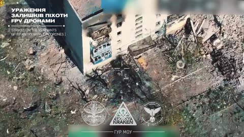 Ukrainian Drone Footage Shows a Russian Column of 20 Vehicles Entering Chasov Yar from the East