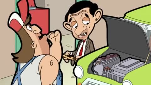 Scrapping the mini - Funny Clip - Mr Bean Official Cartoon