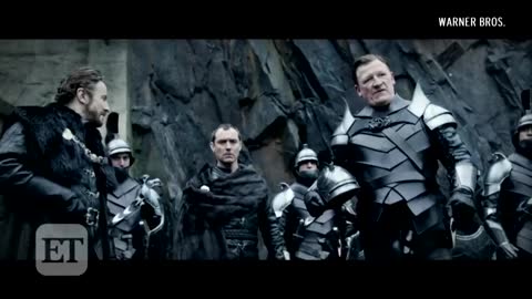 'King Arthur Legend of the Sword' Trailer Charlie Hunnum and Jude Law Face Off