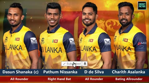 Sri Lanka squad of World Cup 2023