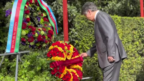 Wreath-laying ceremony was held at the grave of 23 Soviet soldiers buried at the Hörnli