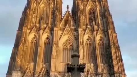 The Cologne Cathedral is a stunning Gothic masterpiece. Its construction took over six centuries
