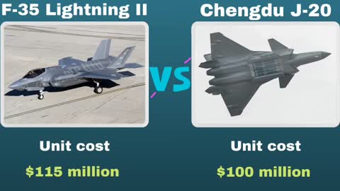 F-35 Lightning ll vs Chengdu J-20. #defencespace #f35lightning #chengduj20