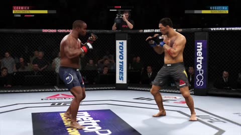 PS4 bot Daniel Cormier vs user Minotouro Nogueira