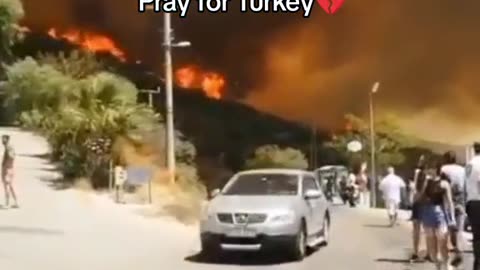 Forest Fire in Turkey