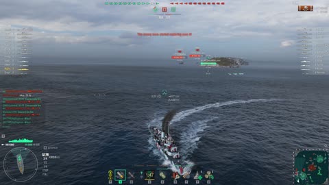 World of Warships in the Kidd.