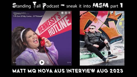 MATT MQ - LIVE ON AUSTRALIAN RADIO (Nova Network 09/08/23)