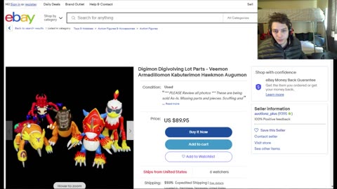 The Search For Deals On Digimon Action Figure Lots On eBay On 11-22-2021 Revealed