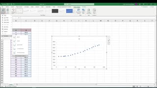 How to fit a curve in excel / trendline in excel