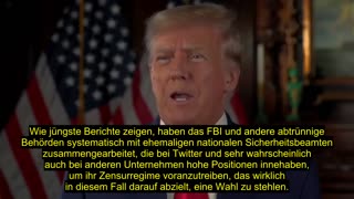 Donald Trump zu den Twitter-Files🗣🐦💾