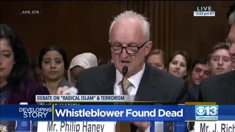 Department of Homeland Security Whistleblower PHILIP HANEY found dead (February 2020)