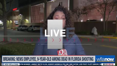 Happening Now! Reporter and 9 Year Old Killed In Orlando Shooting - Distraught Reporter