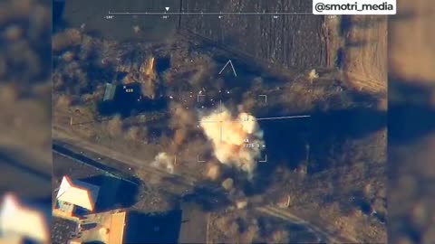 Ukraine War - Russian Ministry of Defense publishes footage of the destruction of artillery