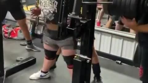 18 Year Old Squats 820lb