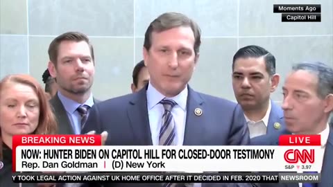 Dem. NY Rep. Dan Goldman delivers remarks on Hunter Biden interview