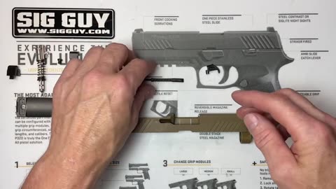 How to remove the LCI (loaded chamber indicator) in you SIG Sauer P320
