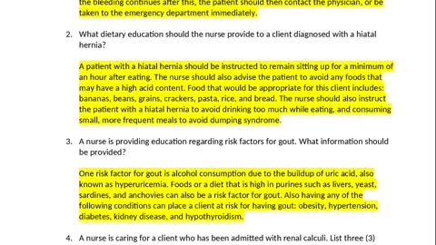 ATI Capstone Med-surg Review exam questions and answers docs 2021