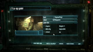 Dead Space 3 Impossible Mode! Test Stream