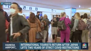 Tourists From Abroad Flock To Japan After Covid Restrictions Lifted