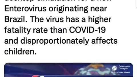 CATASTROPHIC CONTAGION EVENT 201 2.0