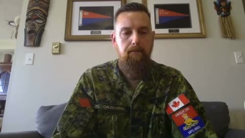 Canadian Army Major Stephen Chledowski breaks ranks and speaks out