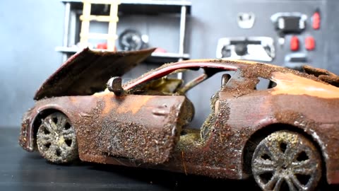 ABANDONED Jaguar XKR-S transformation- Model Car