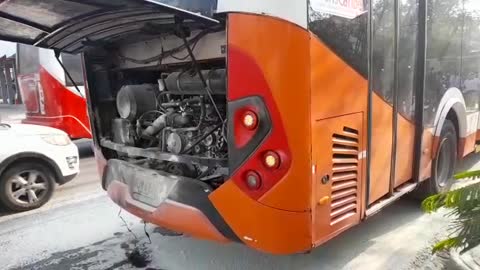 Conato de incendio en bus de Transcaribe