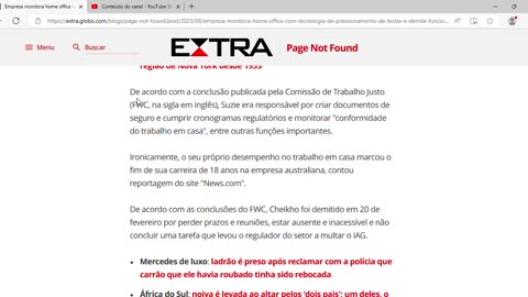 Empresa monitora home office com tecnologia de pressionamento de teclas e demite funcionária ausente