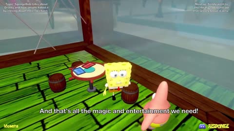 AI Sponge Rehydrated - SpongeBob talks about Disney closing down their TV channels