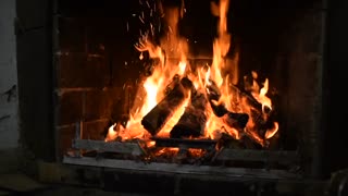 Cozy Fireplace ambiance | 5 hours | No music